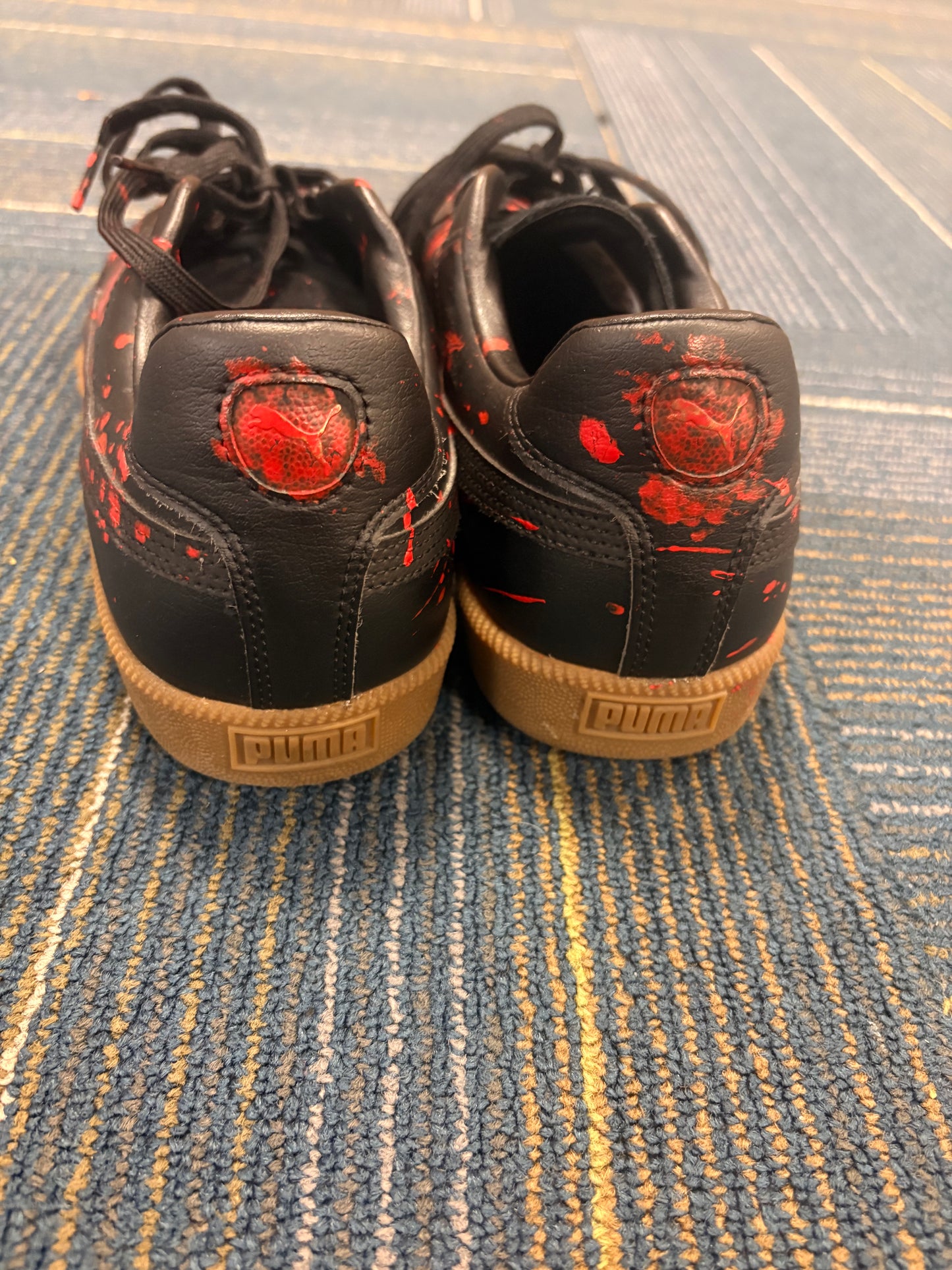 Custom Paint Splatter Pumas