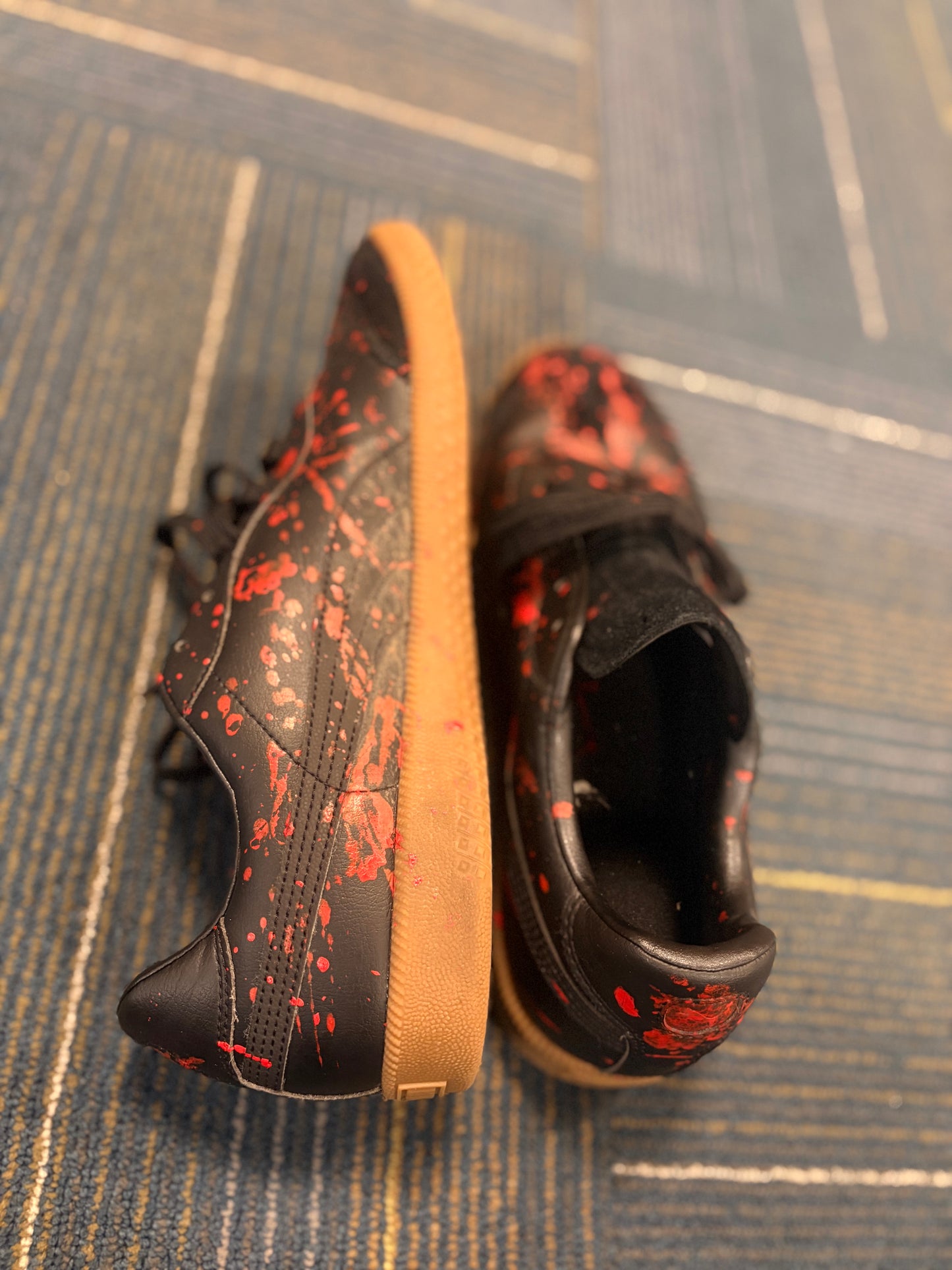 Custom Paint Splatter Pumas