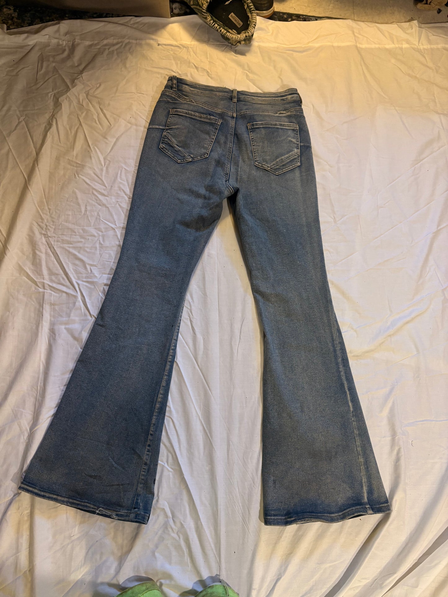 Flared Jeans With Lv Print