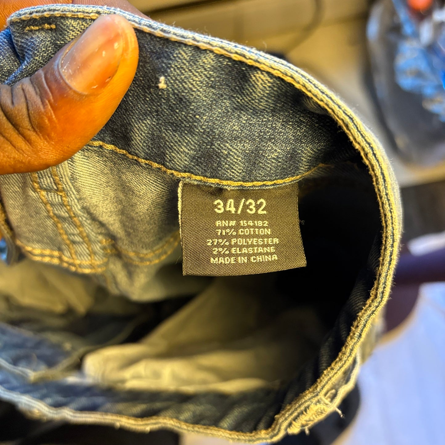 R7 Leather Work Skinny Jeans