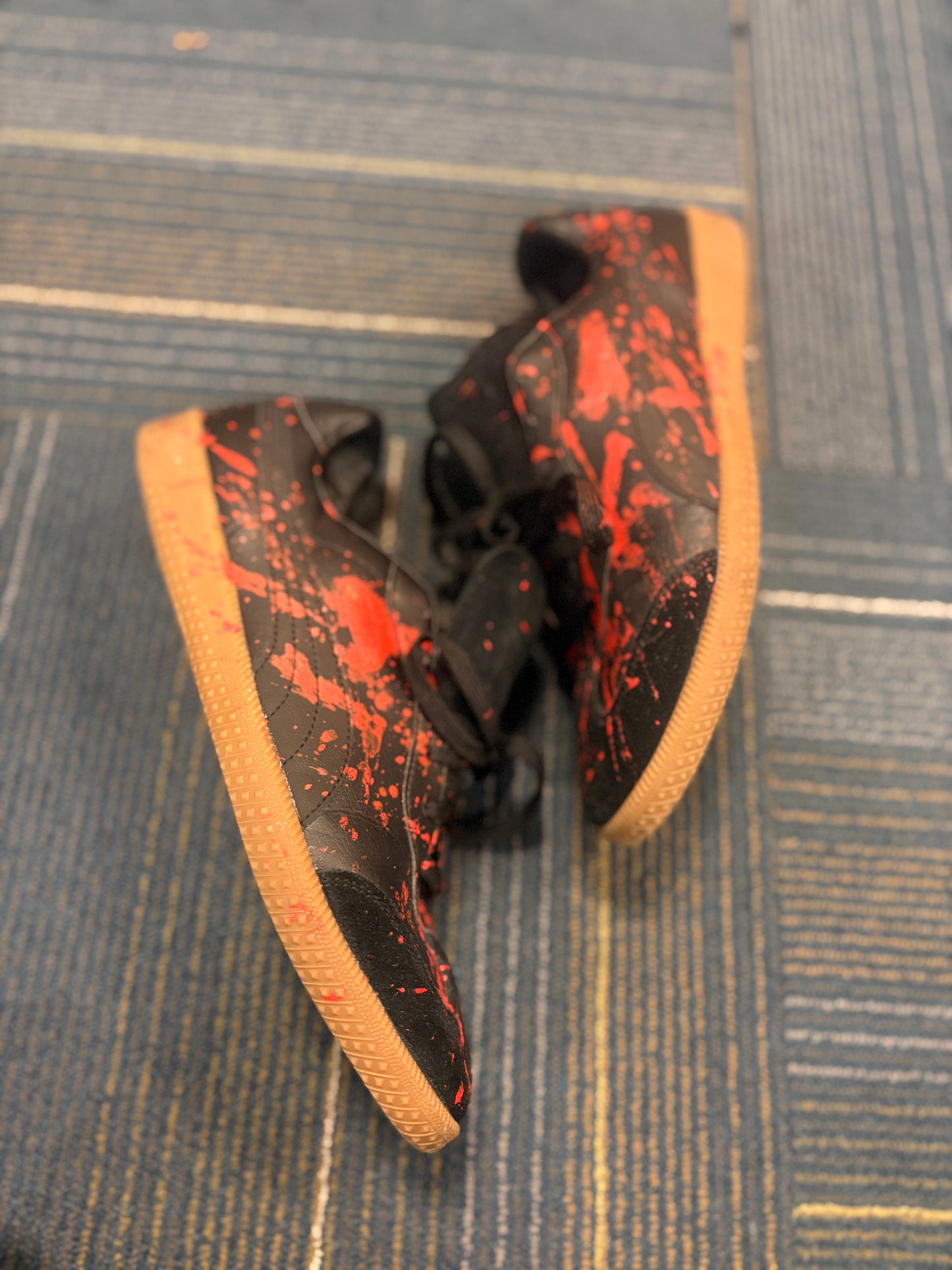 Custom Paint Splatter Pumas