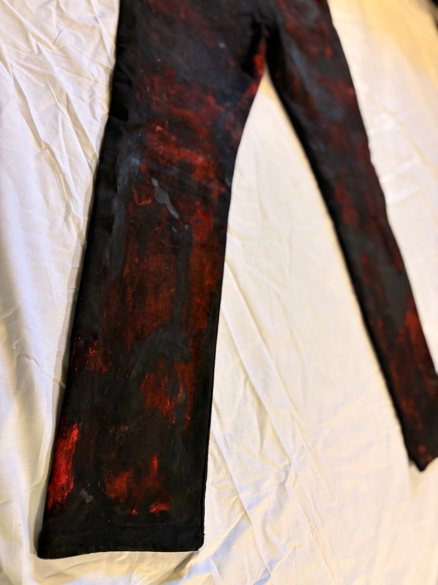 Custom Painted Paige Skinny Jeans