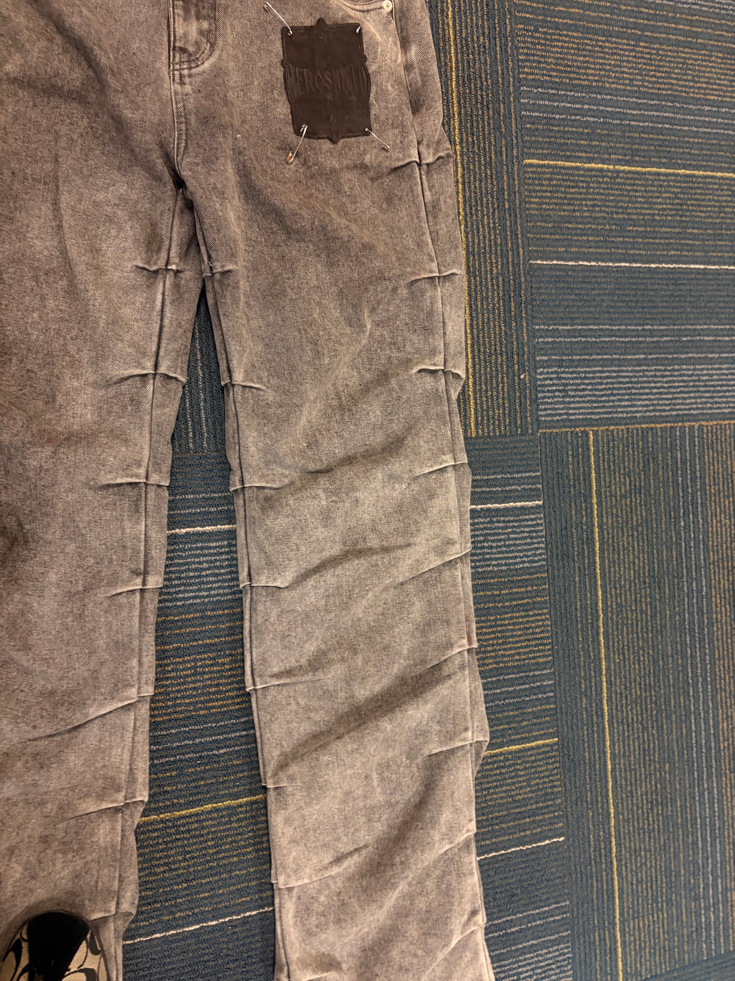Custom Stacked Baggy Jeans
