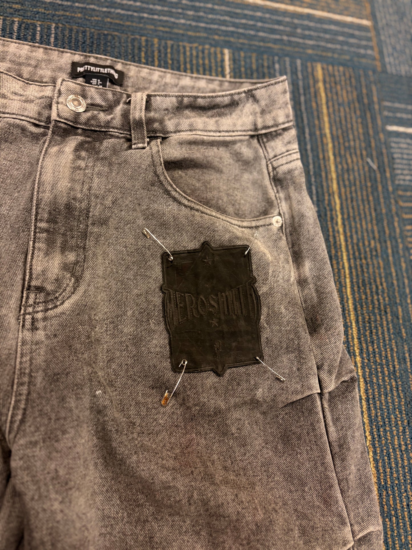 Custom Stacked Baggy Jeans