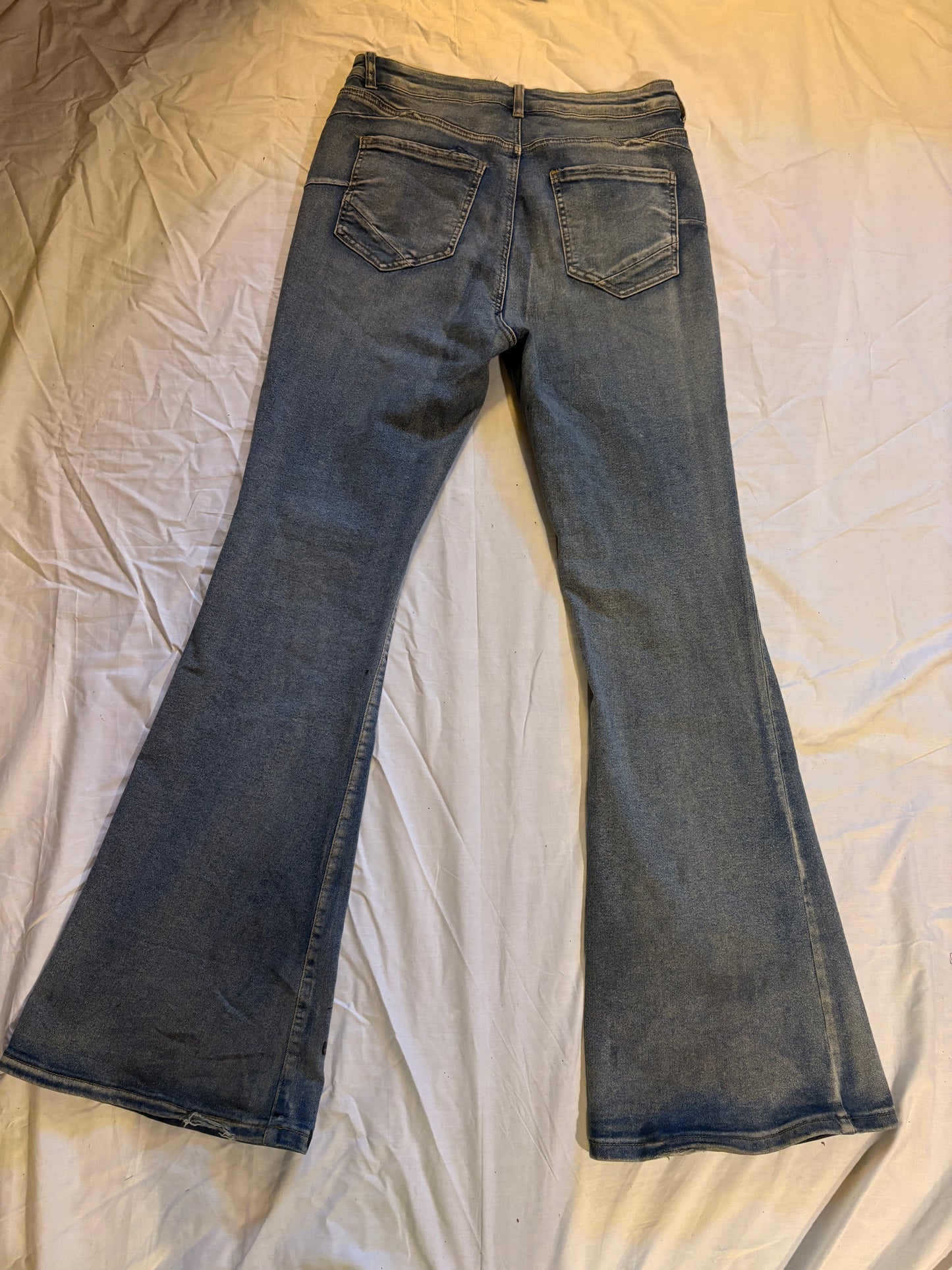 Flared Jeans With Lv Print