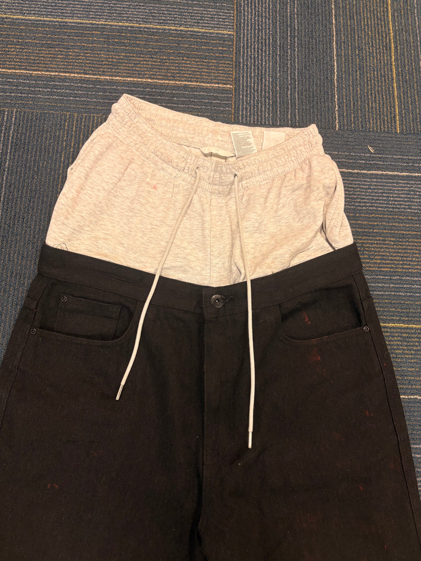 Black double waisted Jeans