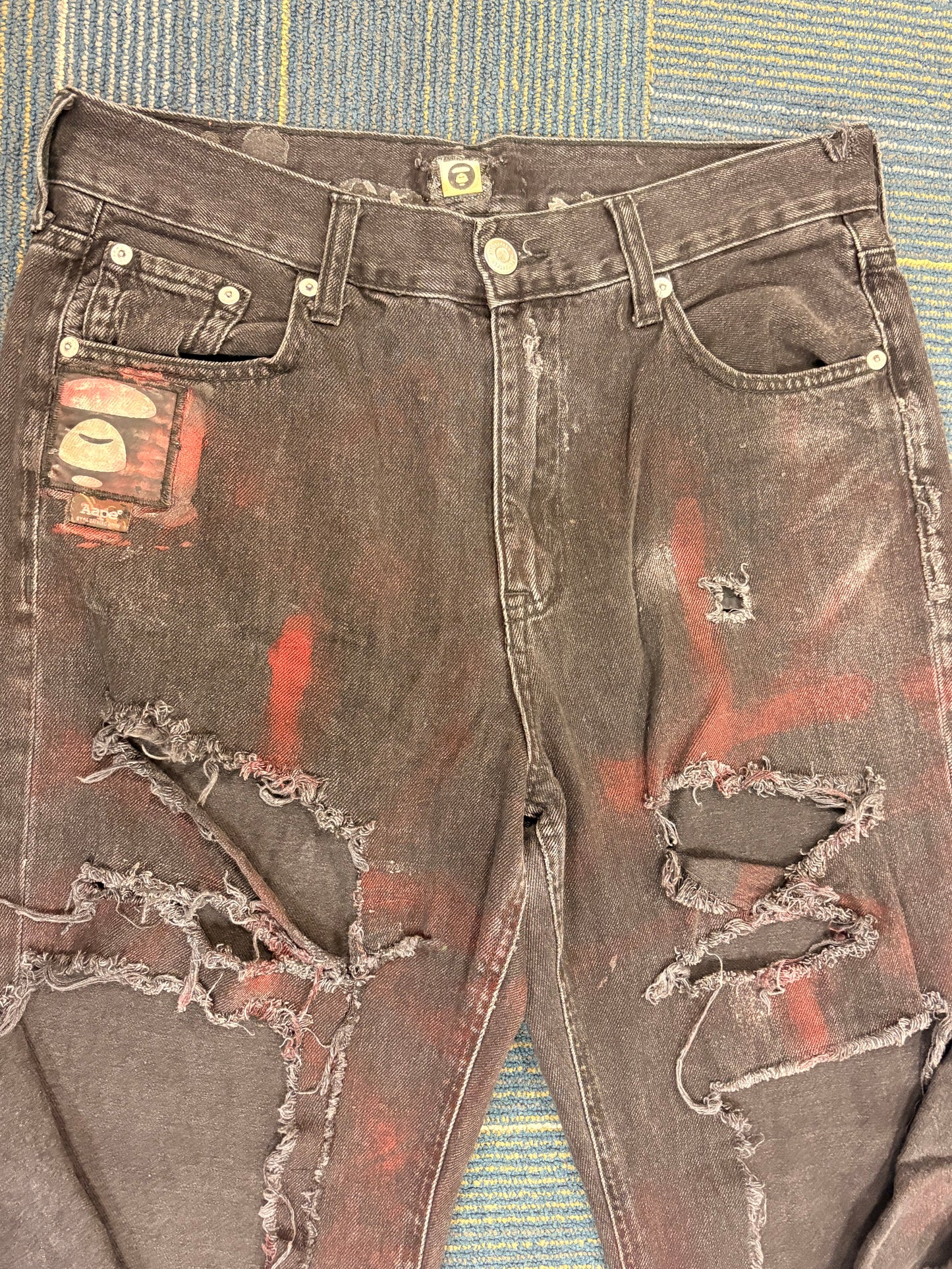 Custom ''AAPE" Jeans