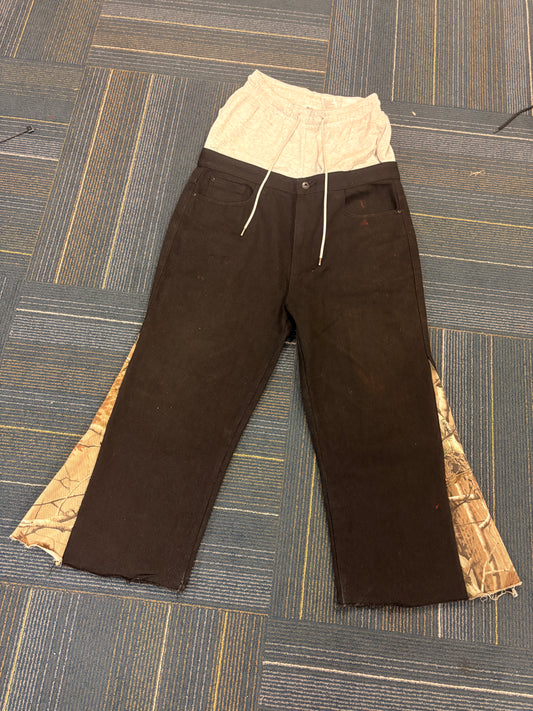 Black double waisted Jeans